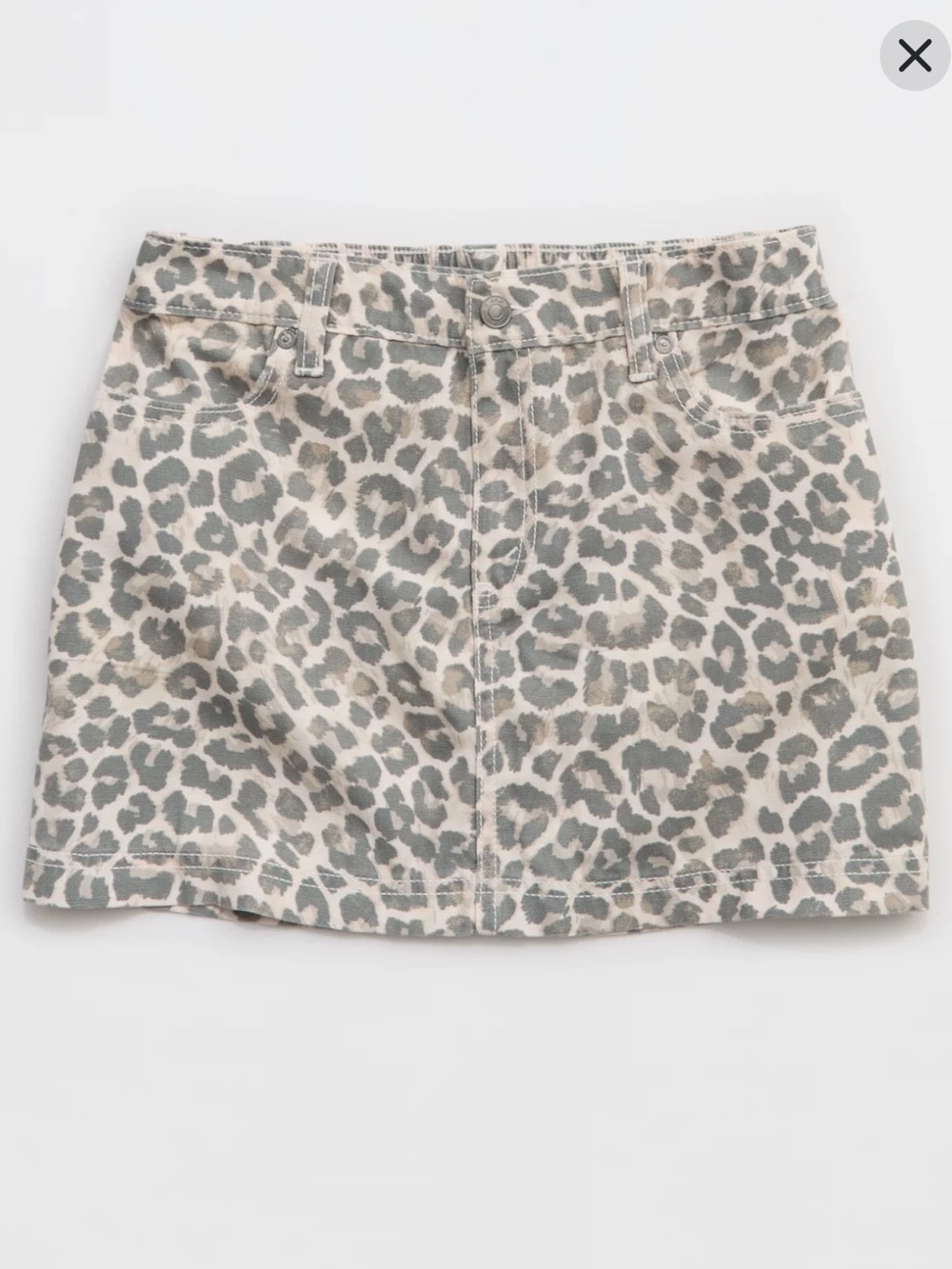NWT Aerie Leopard Print Mini Skirt